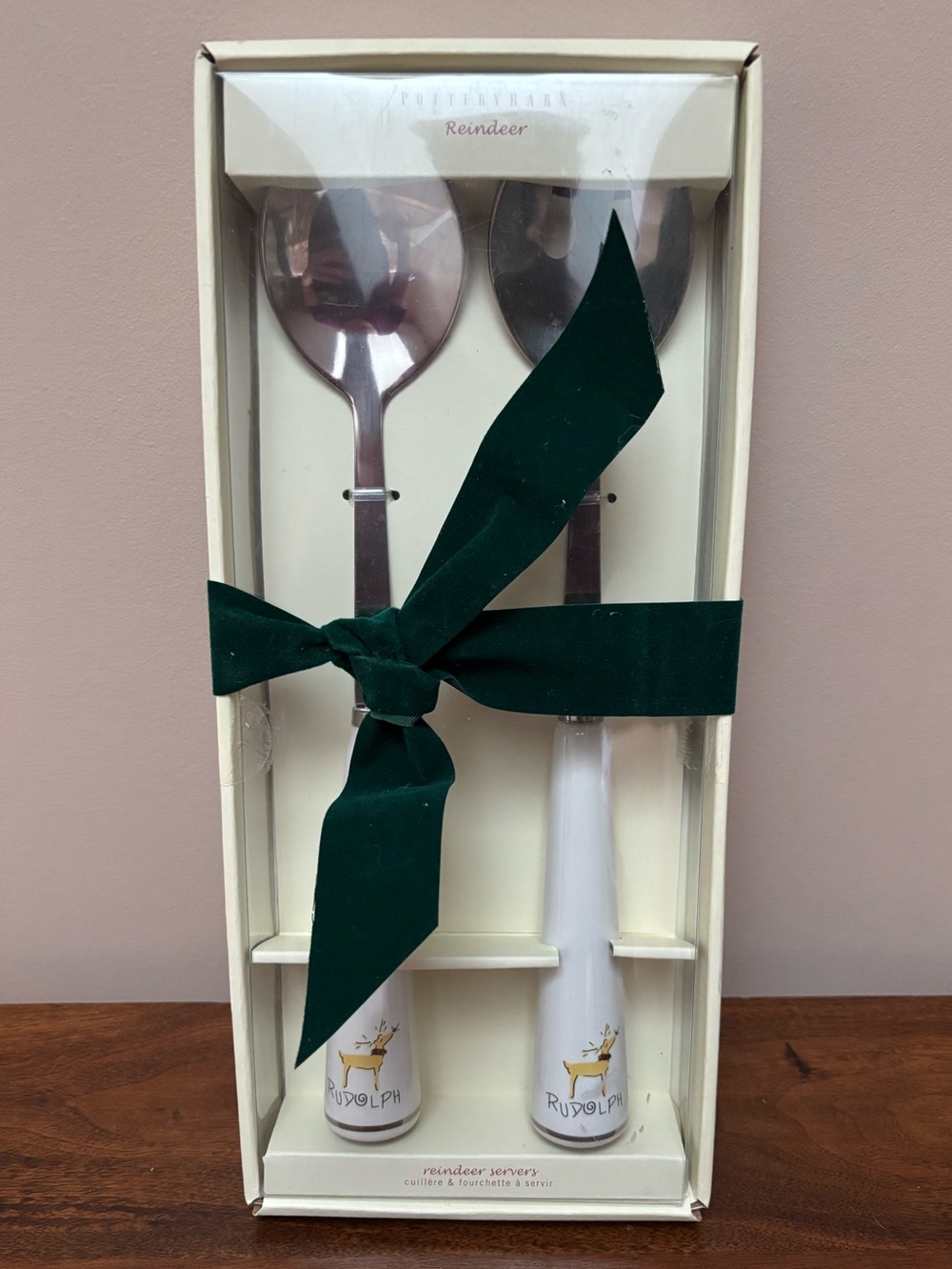 Pottery Barn Reindeer Servers